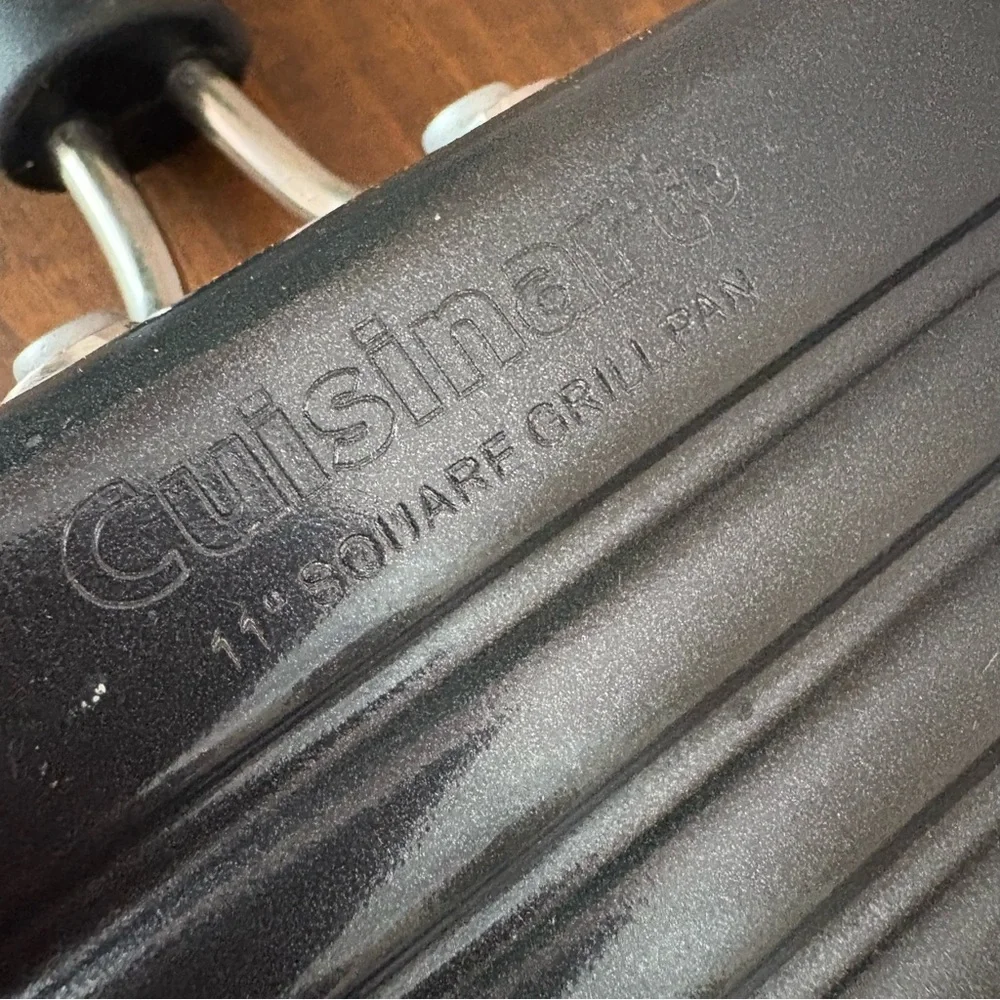 💙Cuisinart 11” Black Nonstick Grill Pan